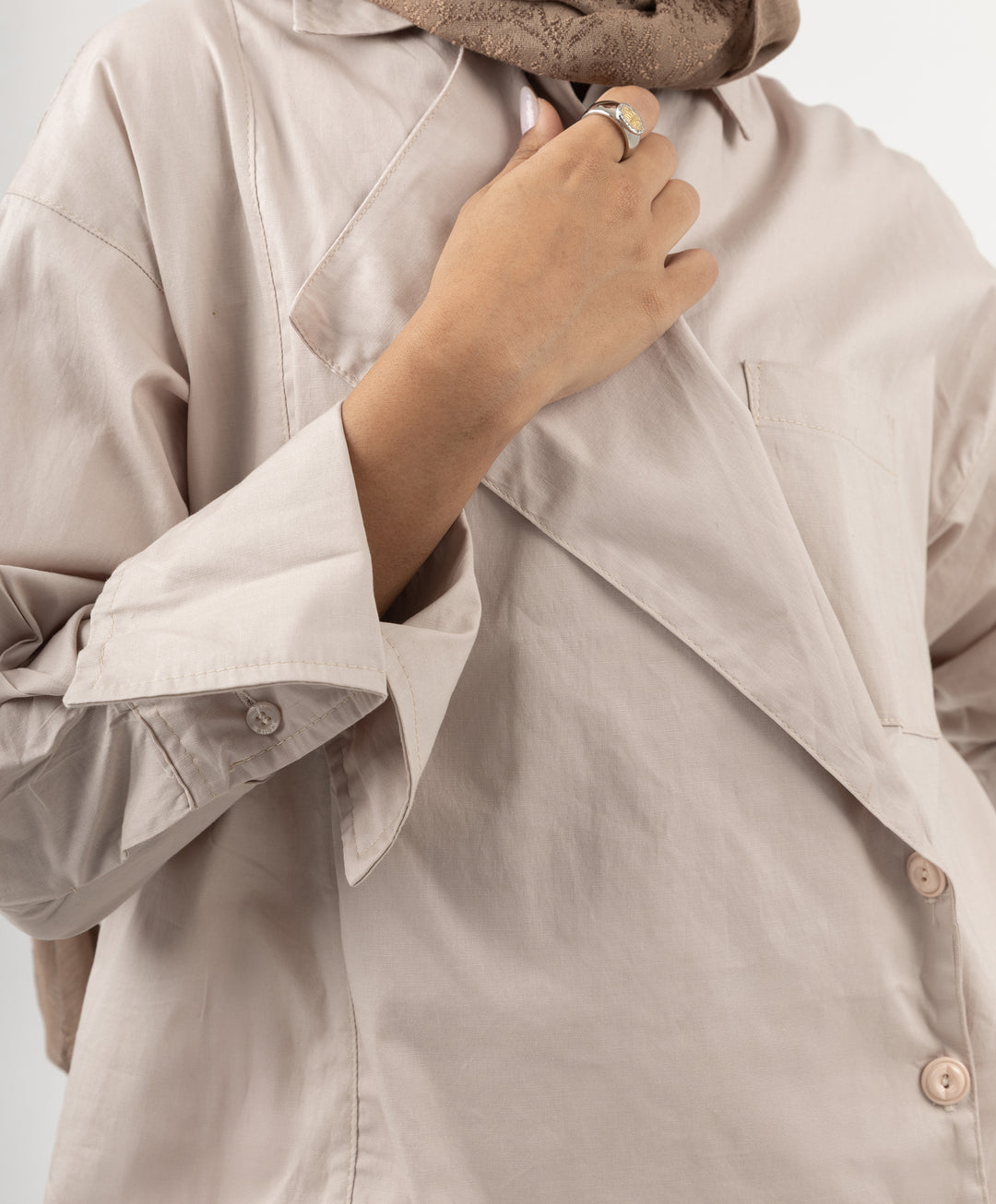Blazer Poplin Shirt