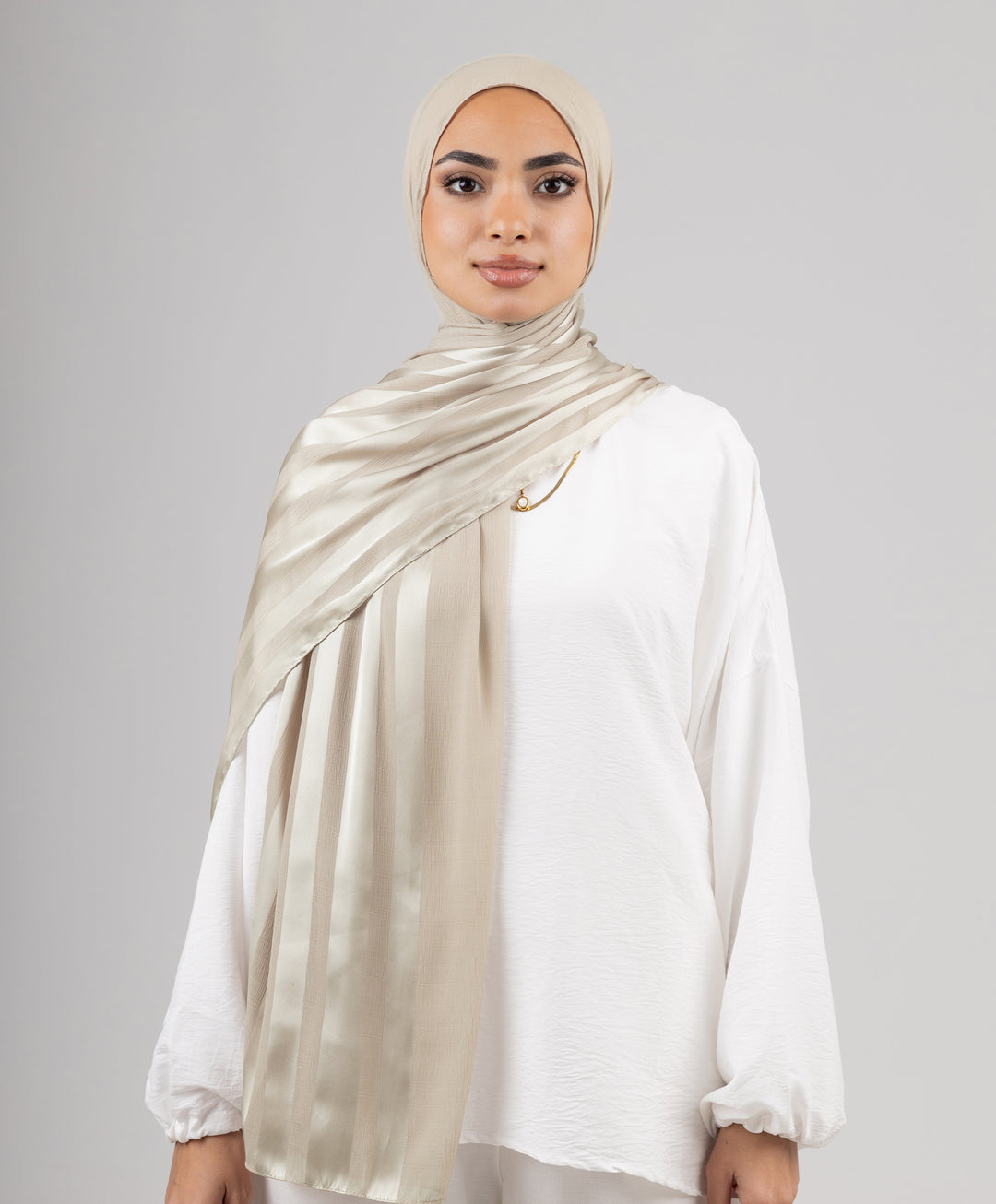 Splendor Satin Chiffon Scarf