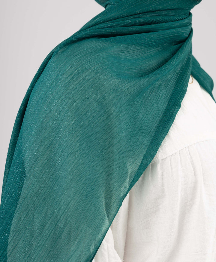 Glittery Chiffon Scarf