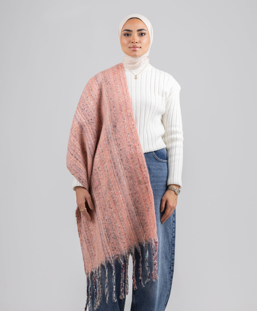Boho Winter Shawl