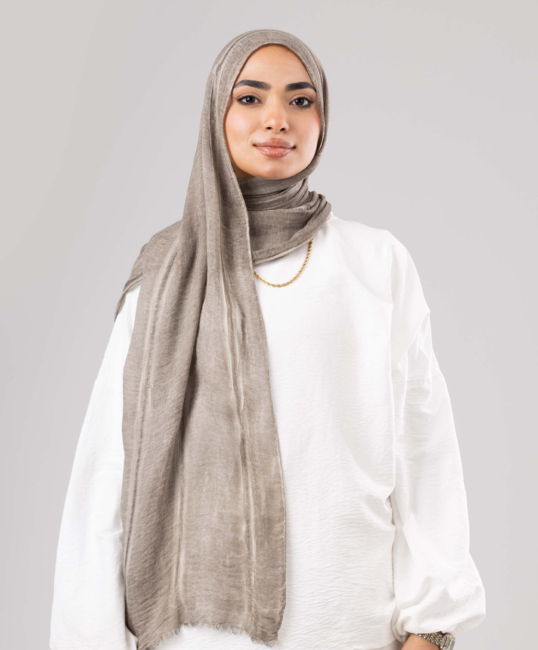 Hazy Linen Marble Scarf