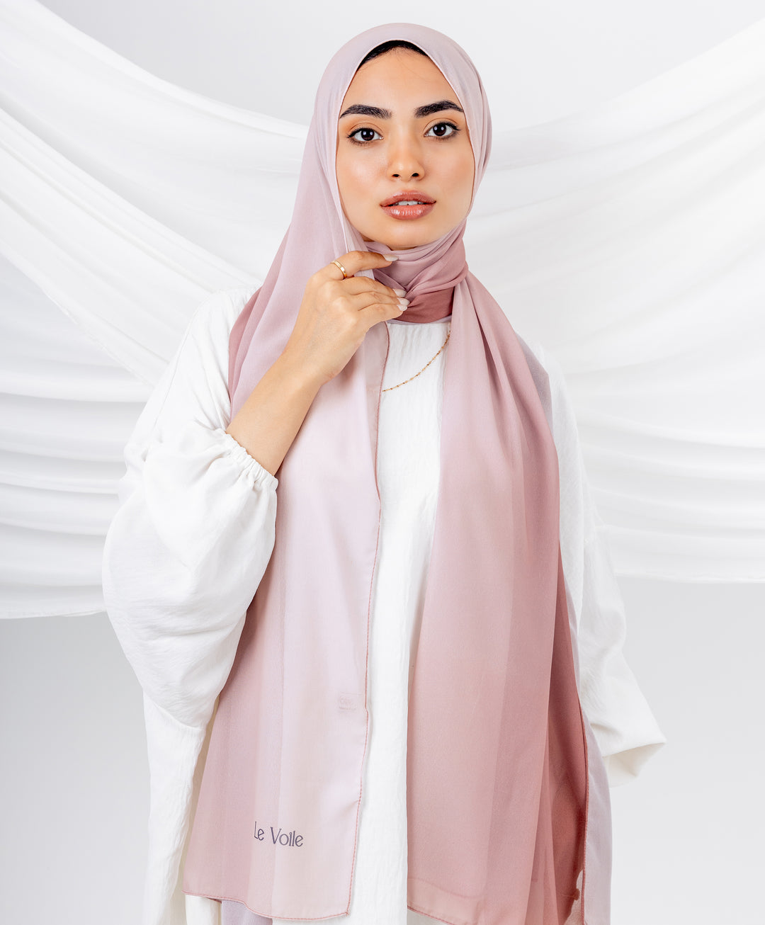 Gradient Chiffon Scarf