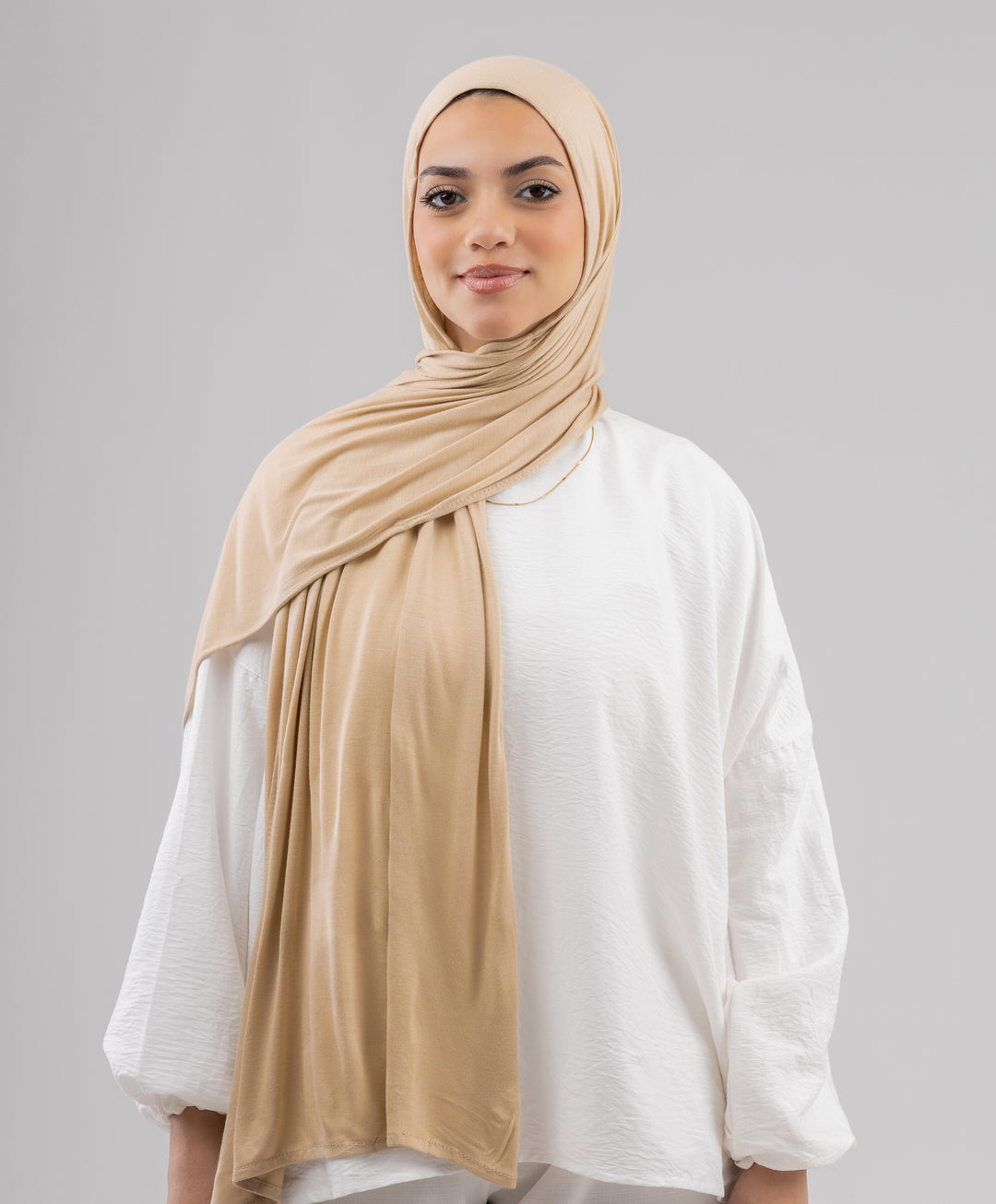 Plain Cotton Lycra Scarf