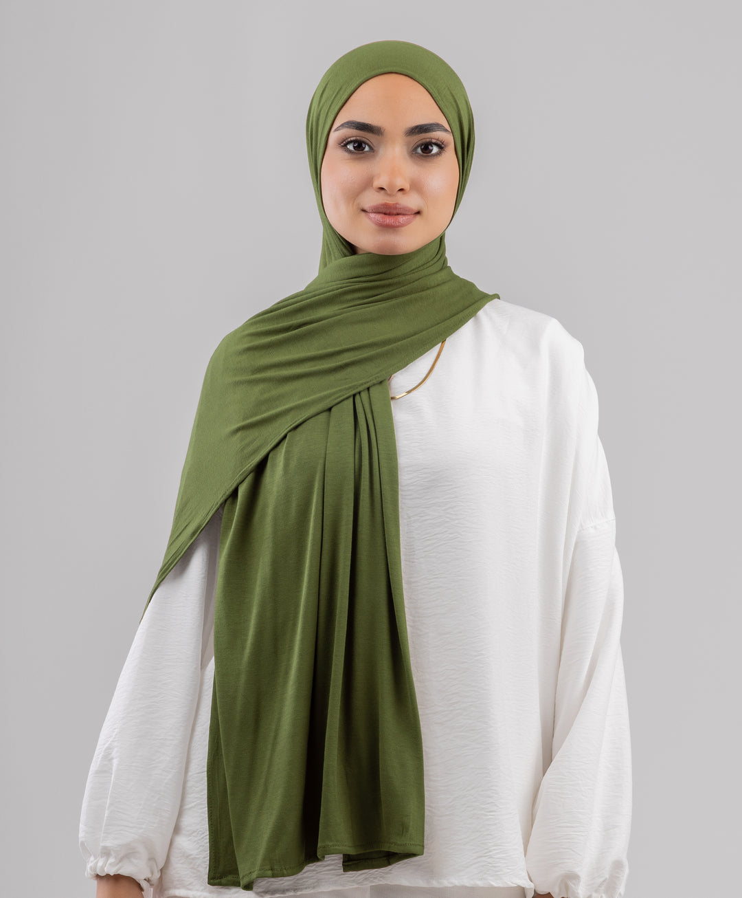 Plain Cotton Lycra Scarf