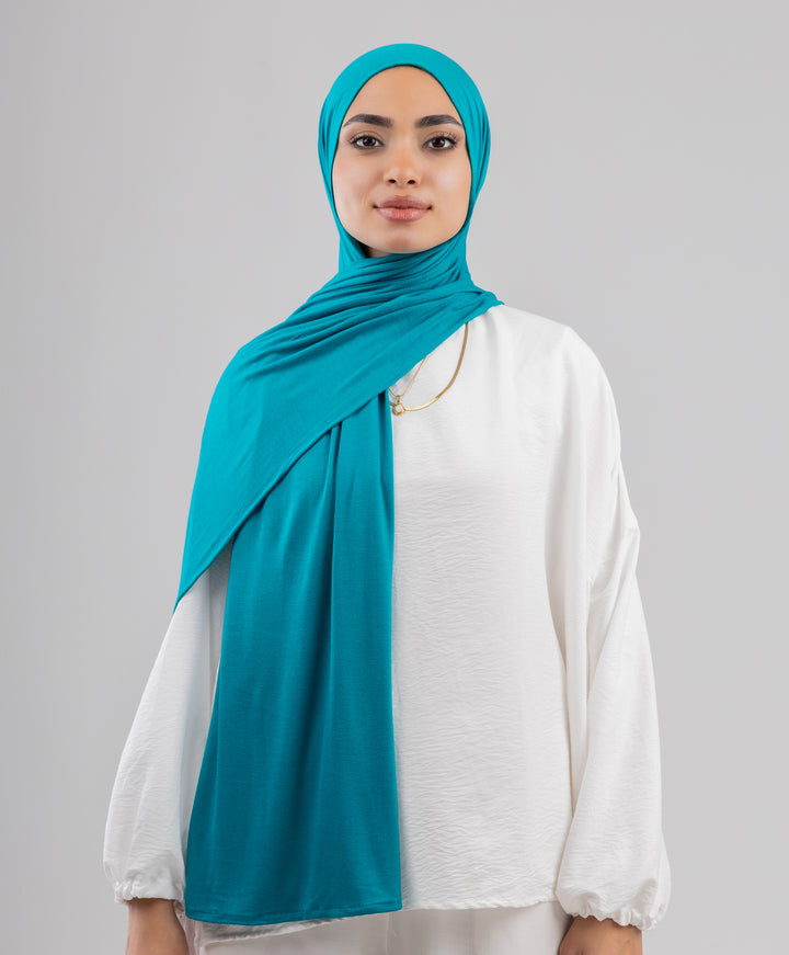 Plain Cotton Lycra Scarf