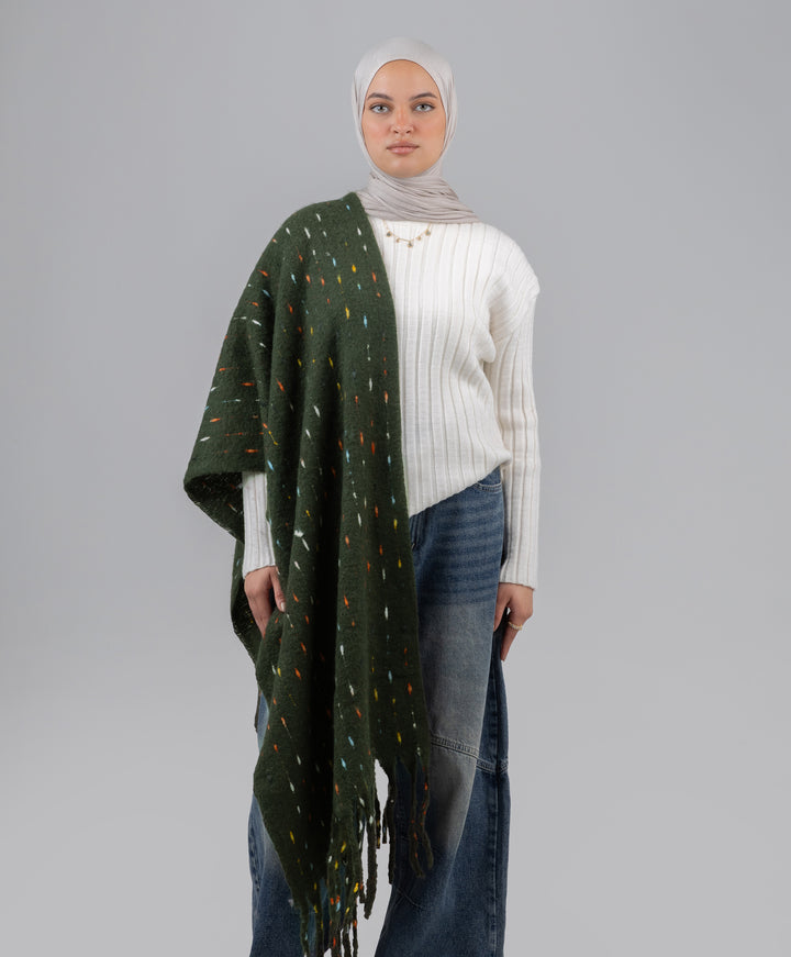 Flecks Winter Shawl