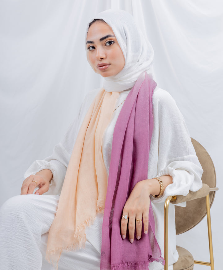 Gradient Cotton Scarf