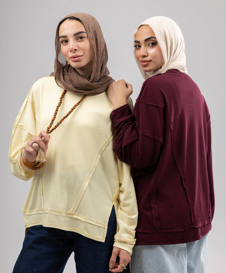 Seamline Cotton Shirt