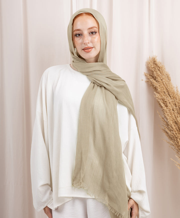 Cotton Crinkle Scarf