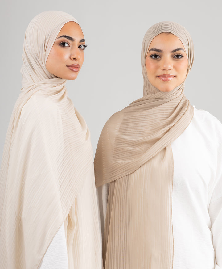 Mini Stripes Chiffon Scarf