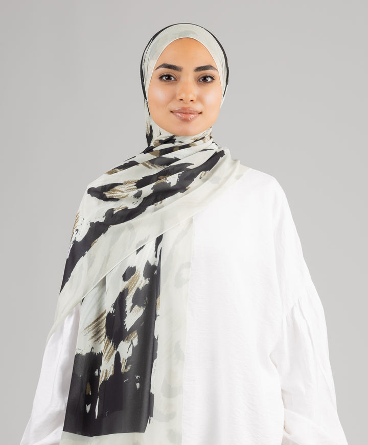 Splash Chiffon Scarf