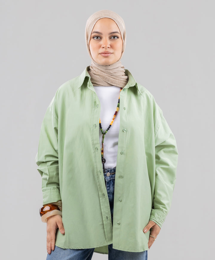 Oversized Poplin Shirt