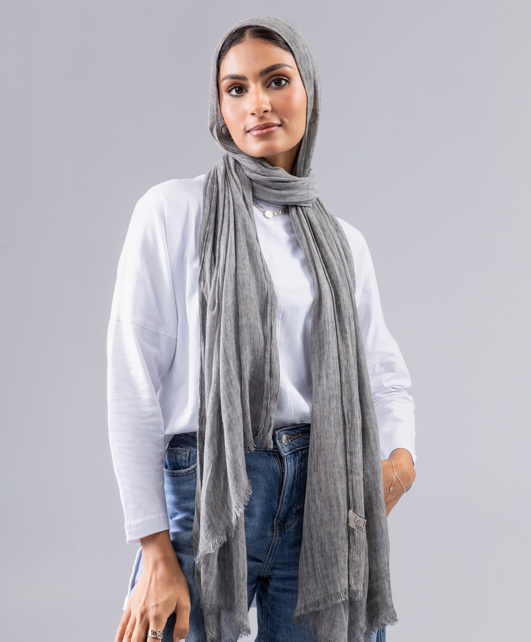 Marble Linen Scarf
