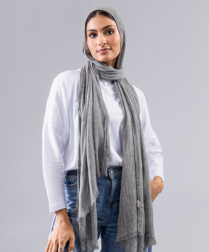 Marble Linen Scarf