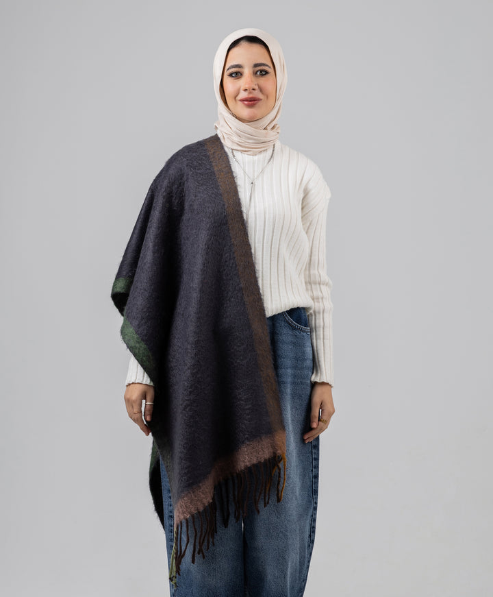 Painterly Winter Shawl