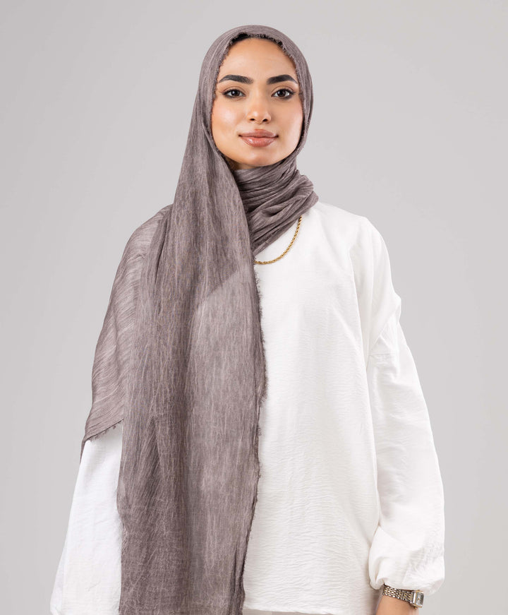 Gloomy Linen Marble Scarf