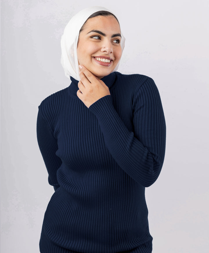 Ribbed Basic Pullover