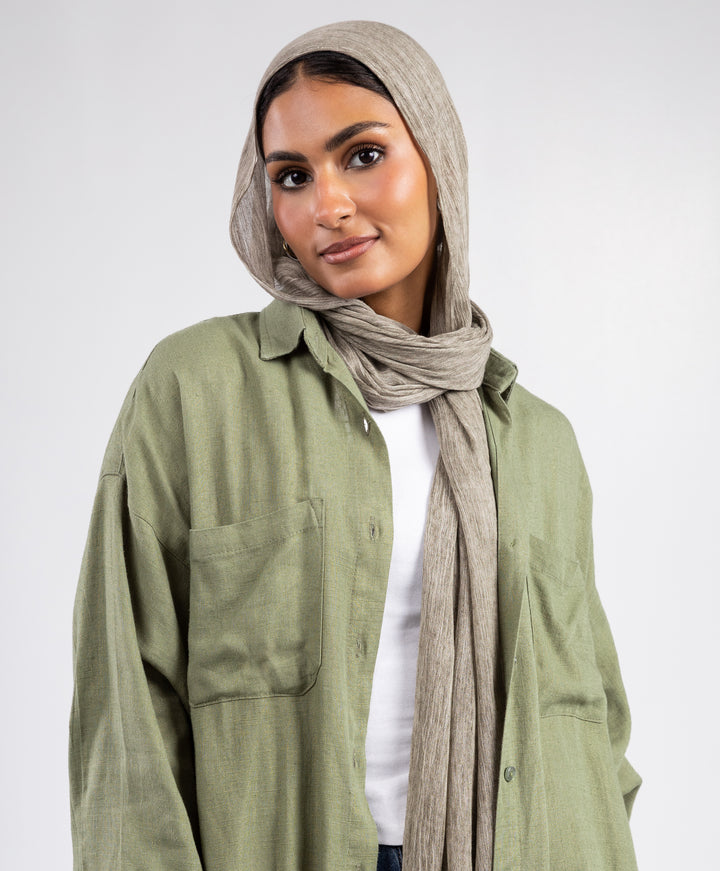 Pleated Linen Shirt