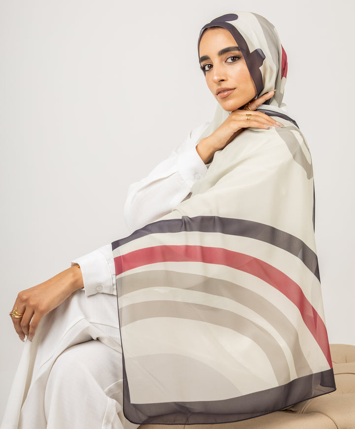 Wave Stripe Scarf