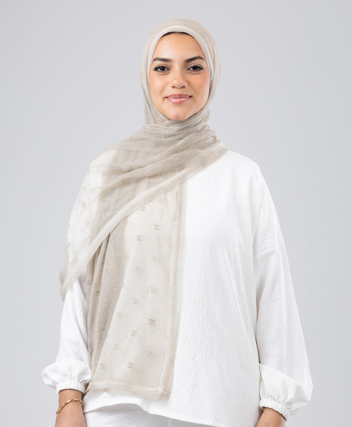 Lace Luxury Crinkle Scarf