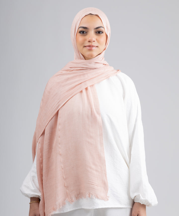 Soft Linen Marble Scarf