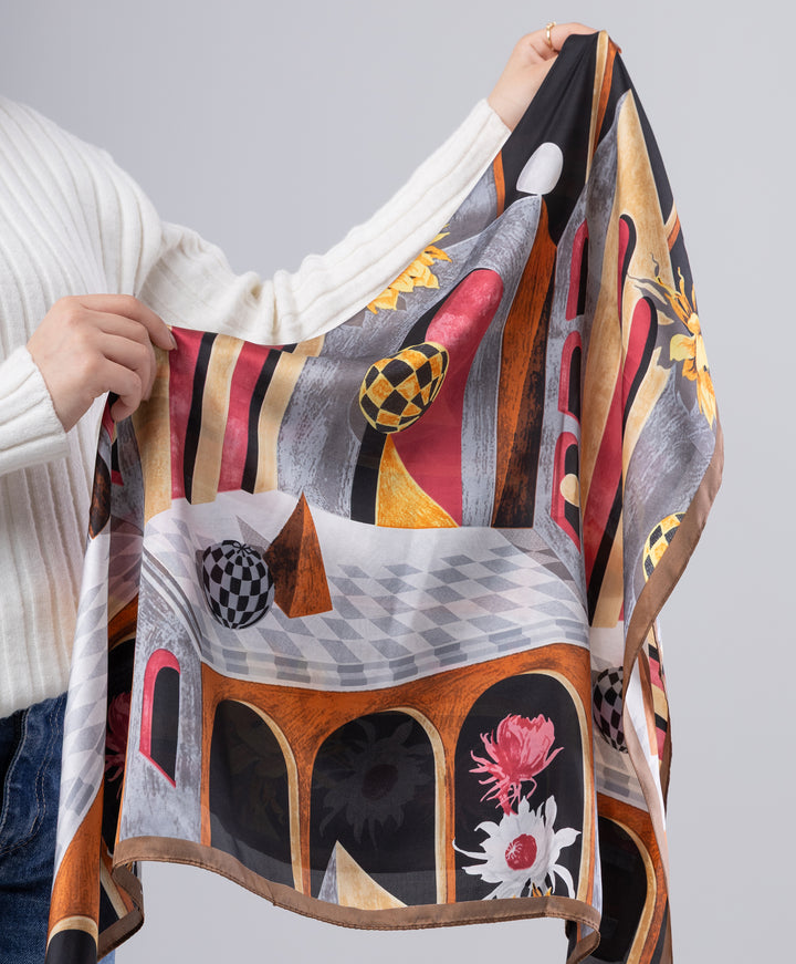 Luxury Silk Square Scarf