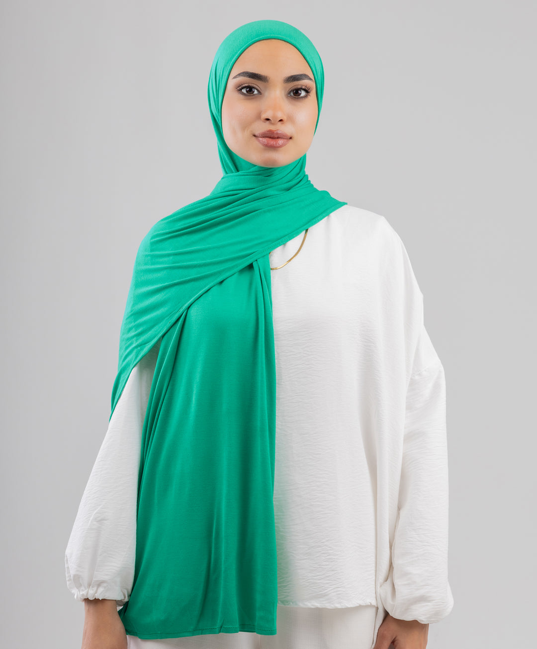 Plain Cotton Lycra Scarf