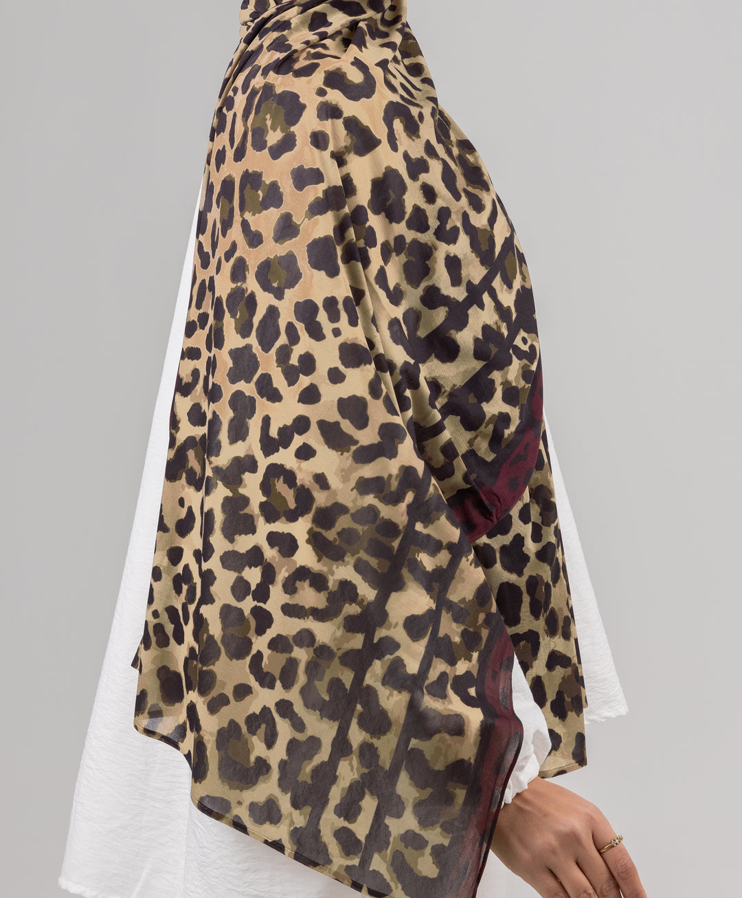 Striped Leopard Kuwaiti Scarf