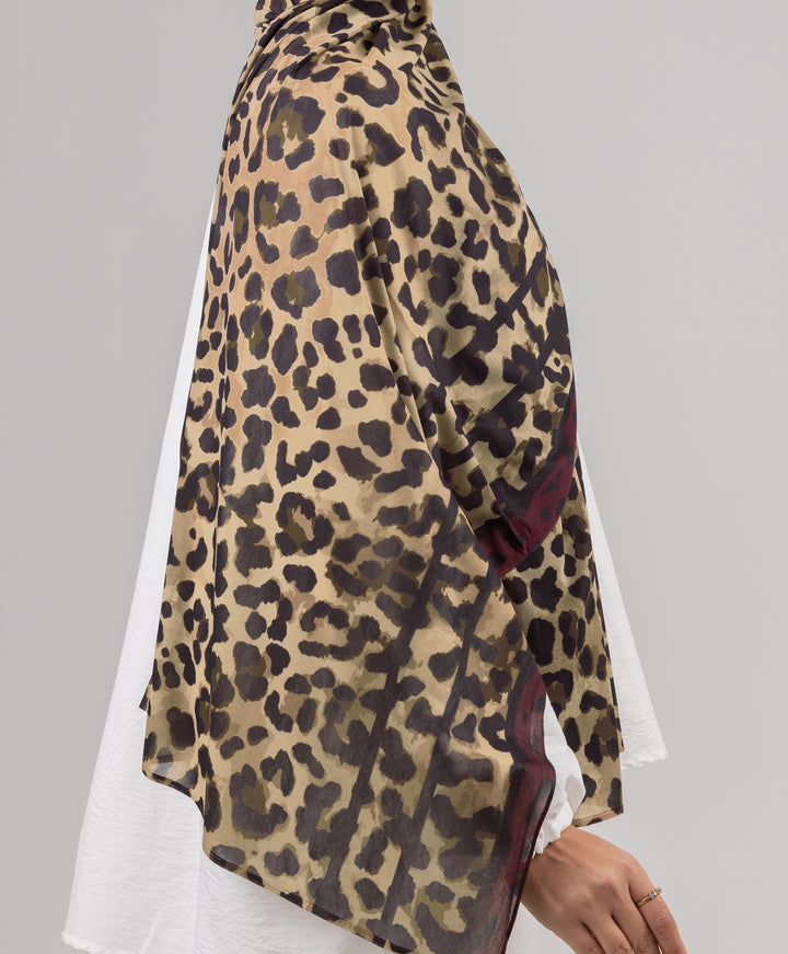 Striped Leopard Kuwaiti Scarf
