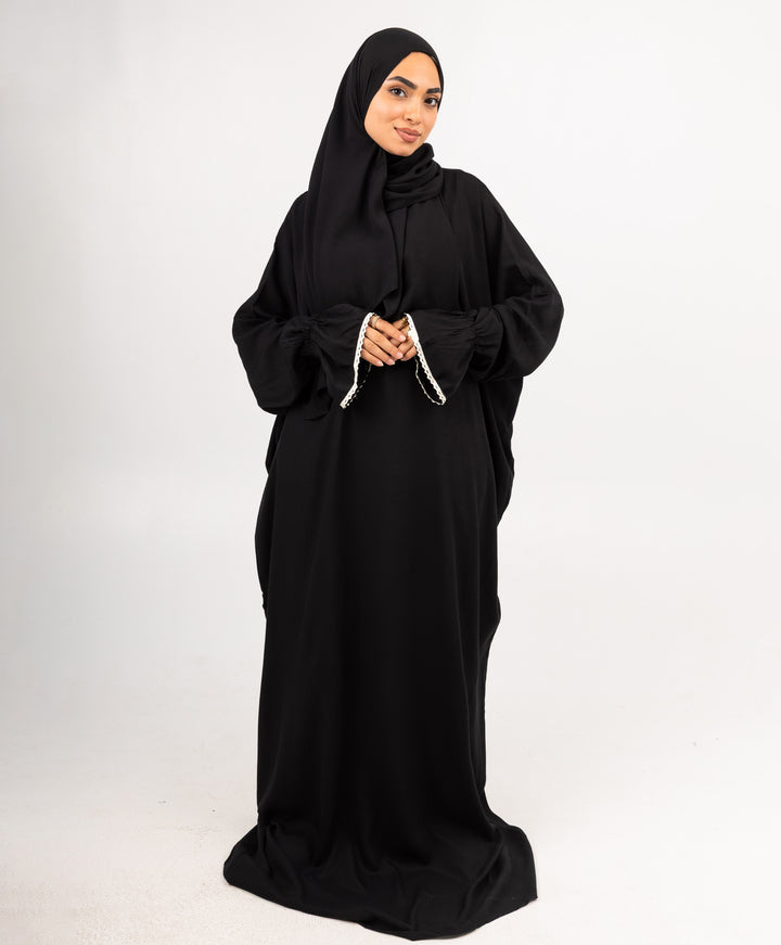 Plain Viscose Flounce Sleeves Isdal
