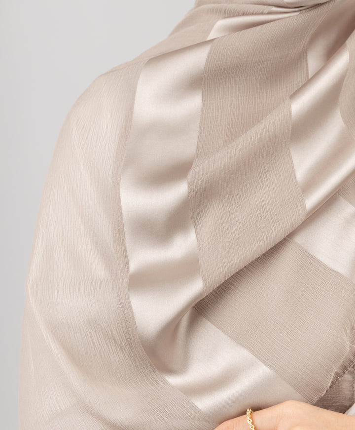 Sparkle Satin Chiffon Scarf