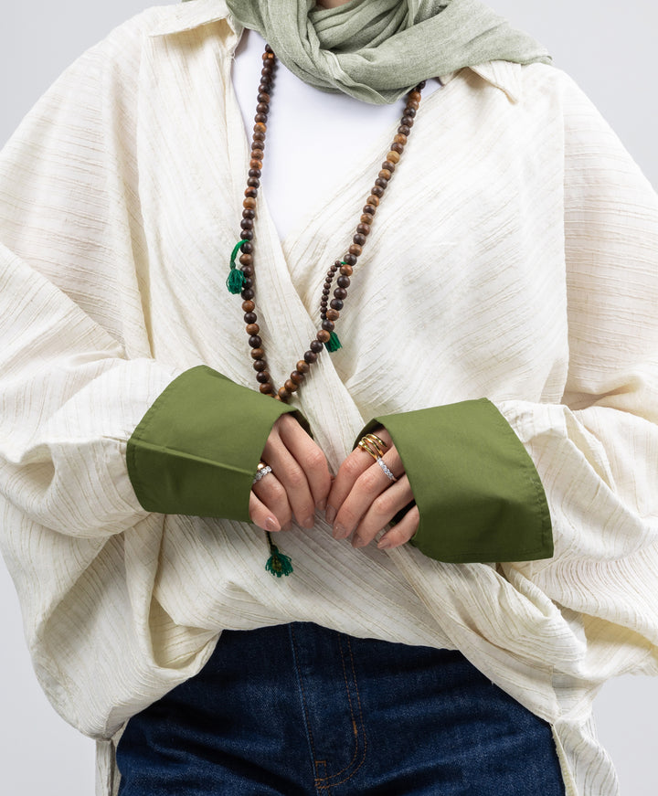 Cross Linen Blouse