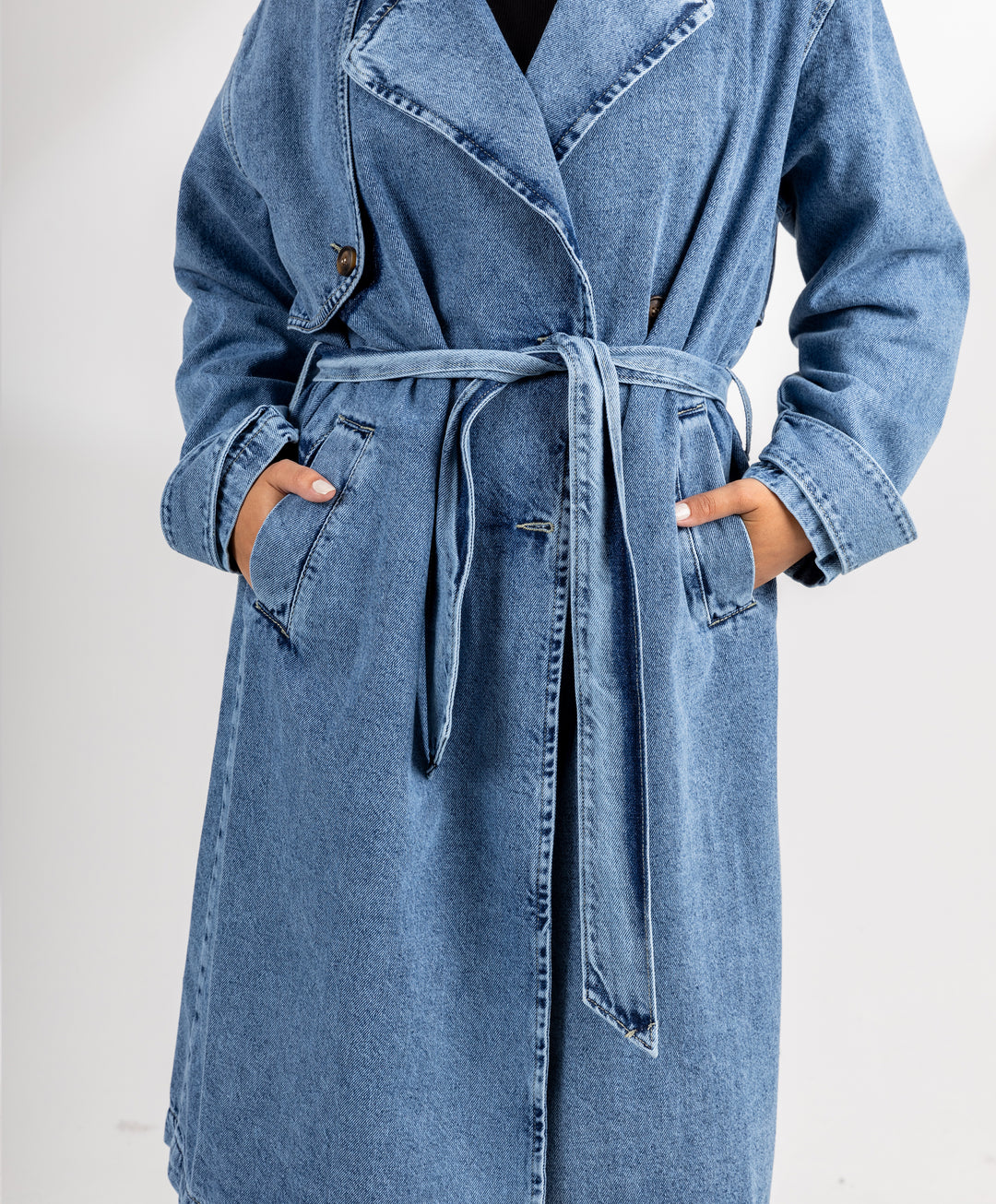 Denim Trench Coat