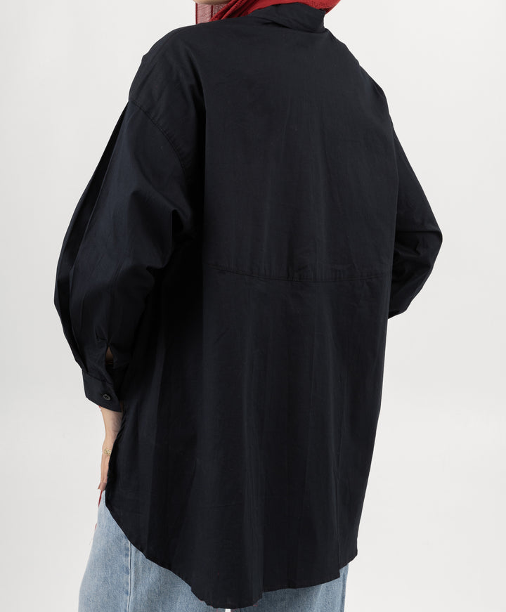 Step Poplin Shirt