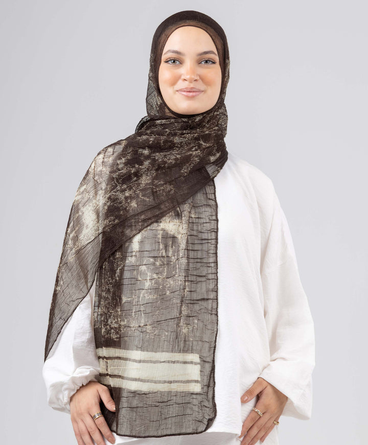 Classic Luxury Crushed Scarf