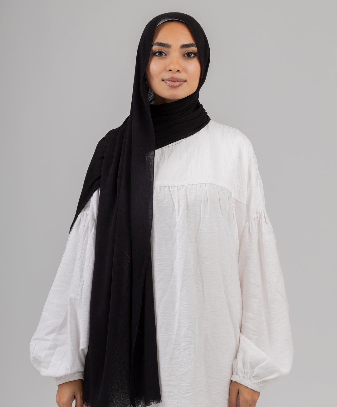 Elegant Cotton Crinkle Scarf