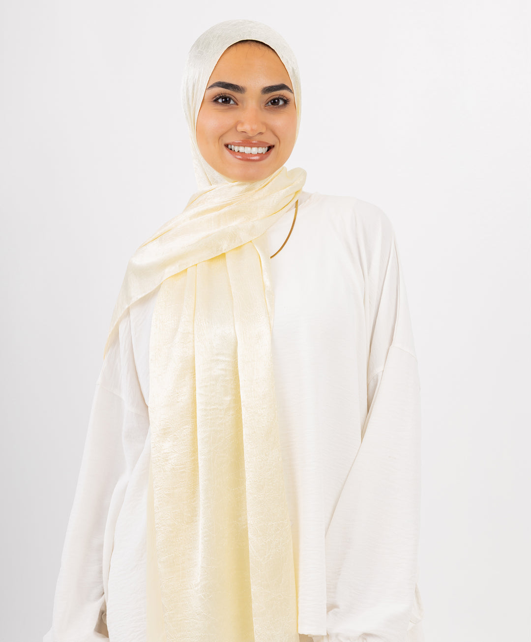 Crushed Satin Scarf