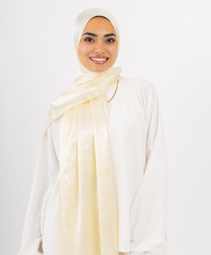 Crushed Satin Scarf