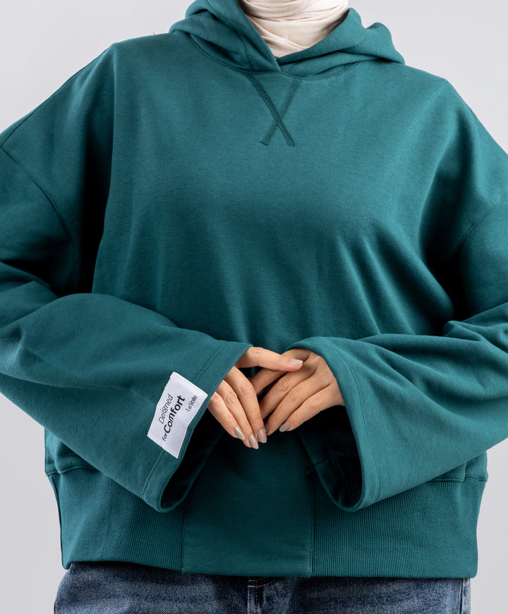 Flowy Sleeve Hoodie