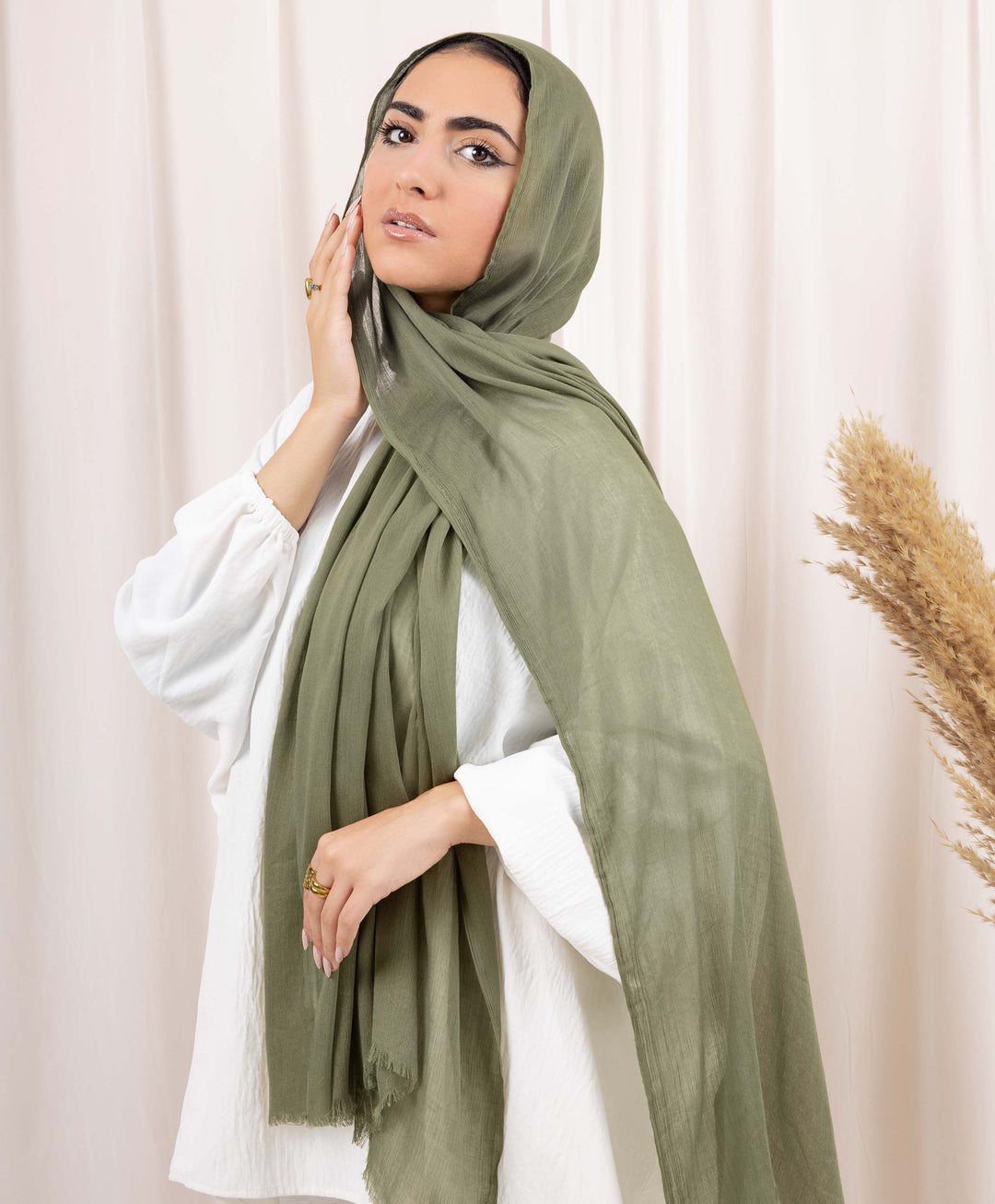 Cotton Crinkle Scarf
