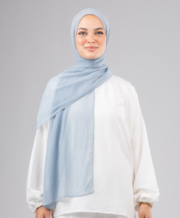 Ruffle Chiffon Scarf
