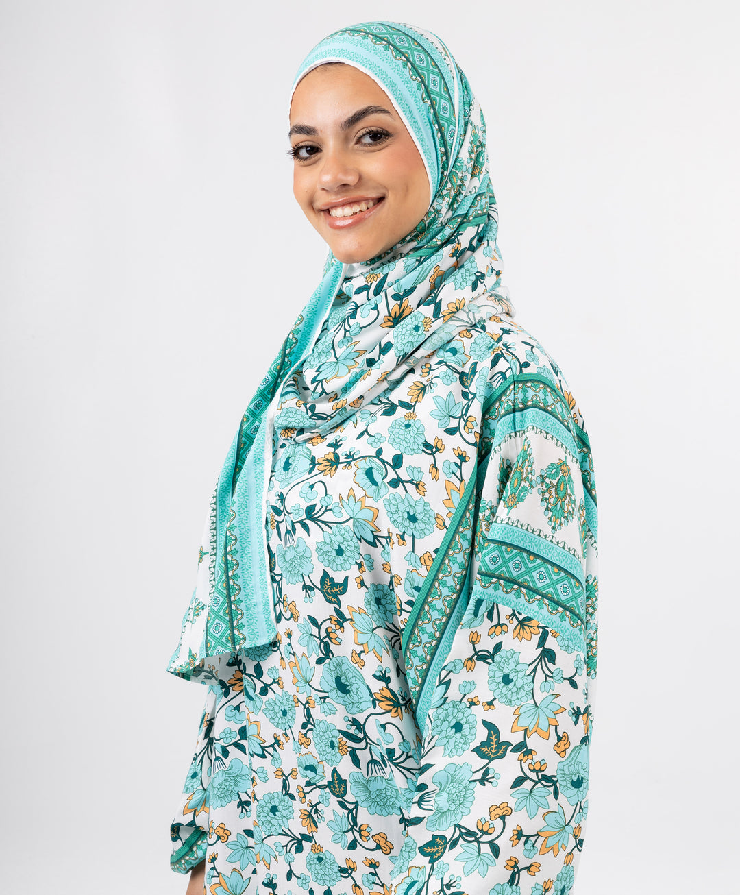 Aqua Bloom Viscose Isdal