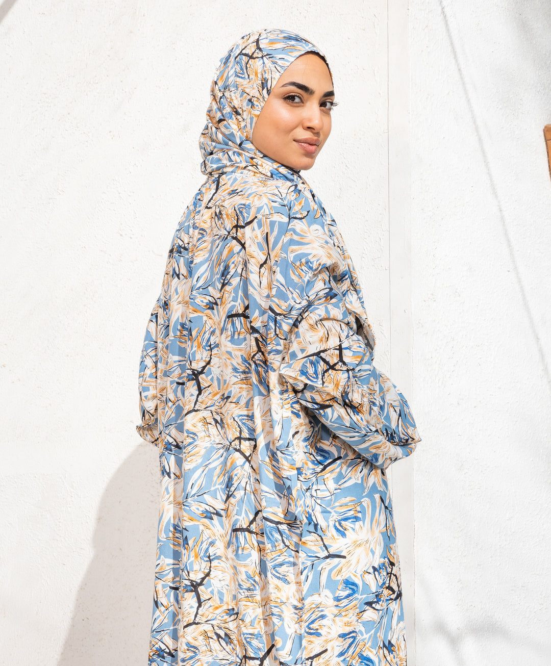 Azure Bloom Viscose Isdal