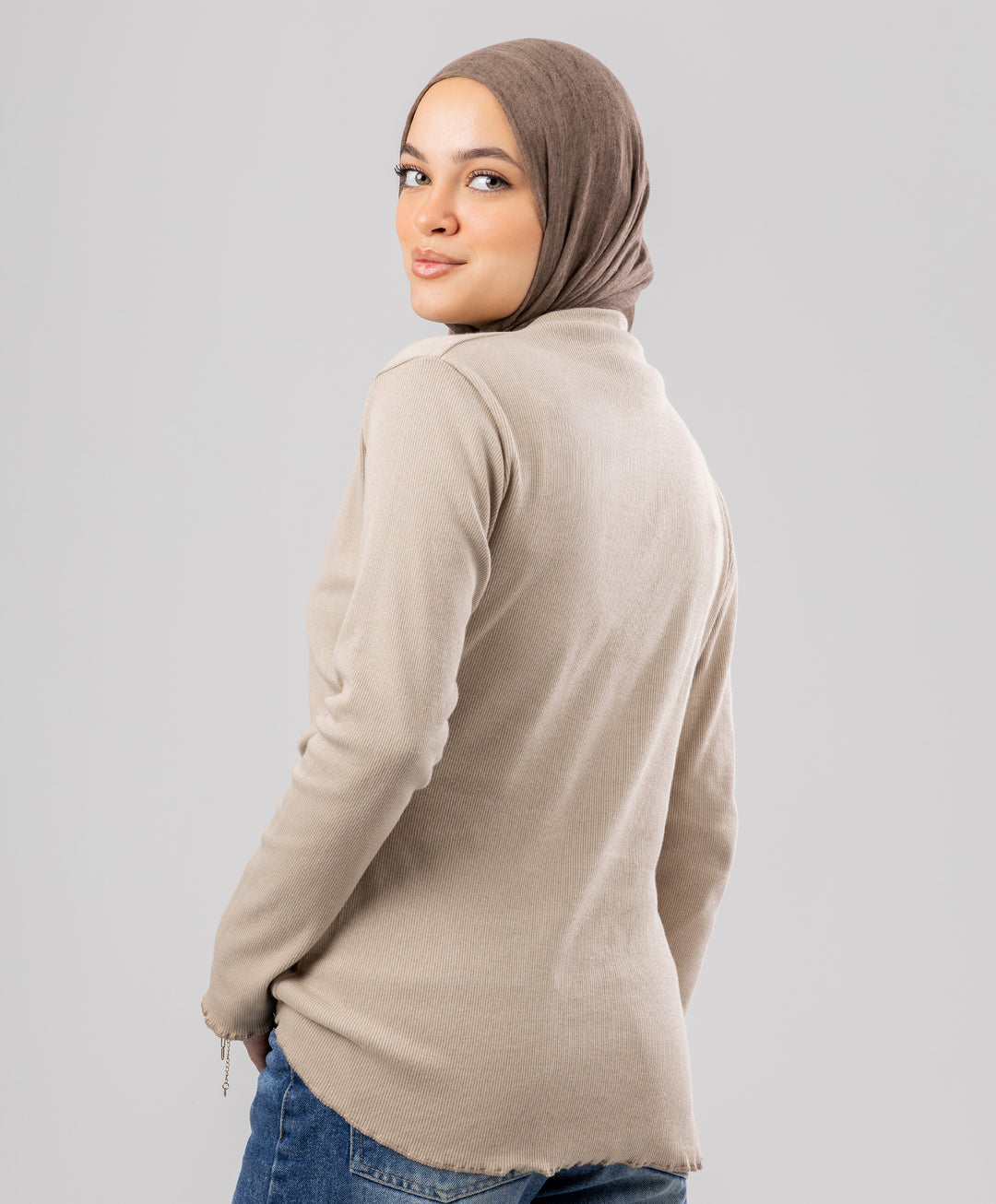 Draped Cotton Shirt