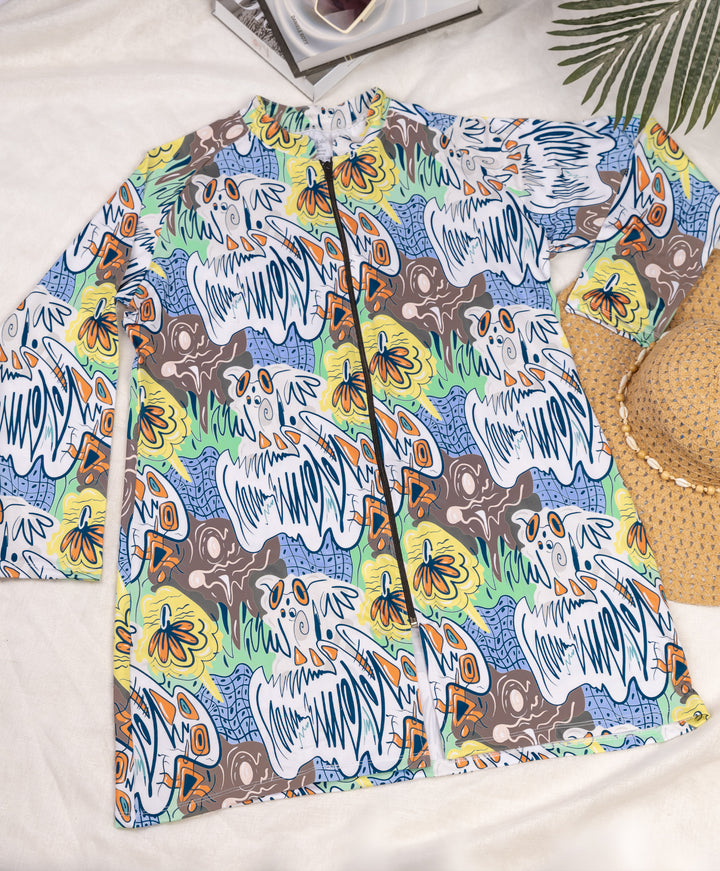 Printed Modest Burkini