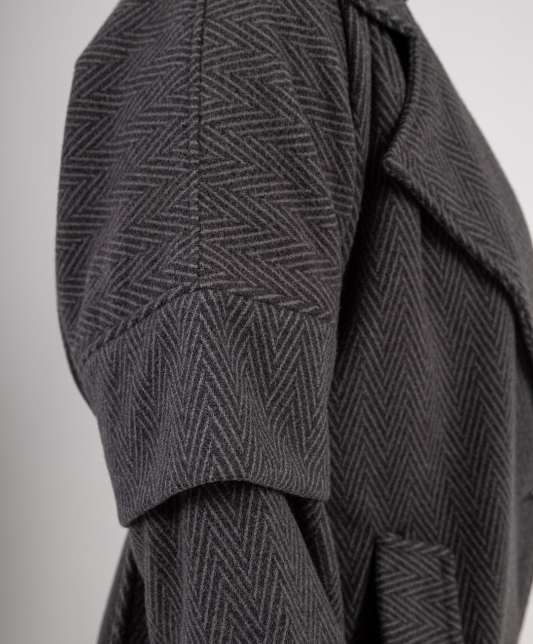 Wool Zigzag Coat