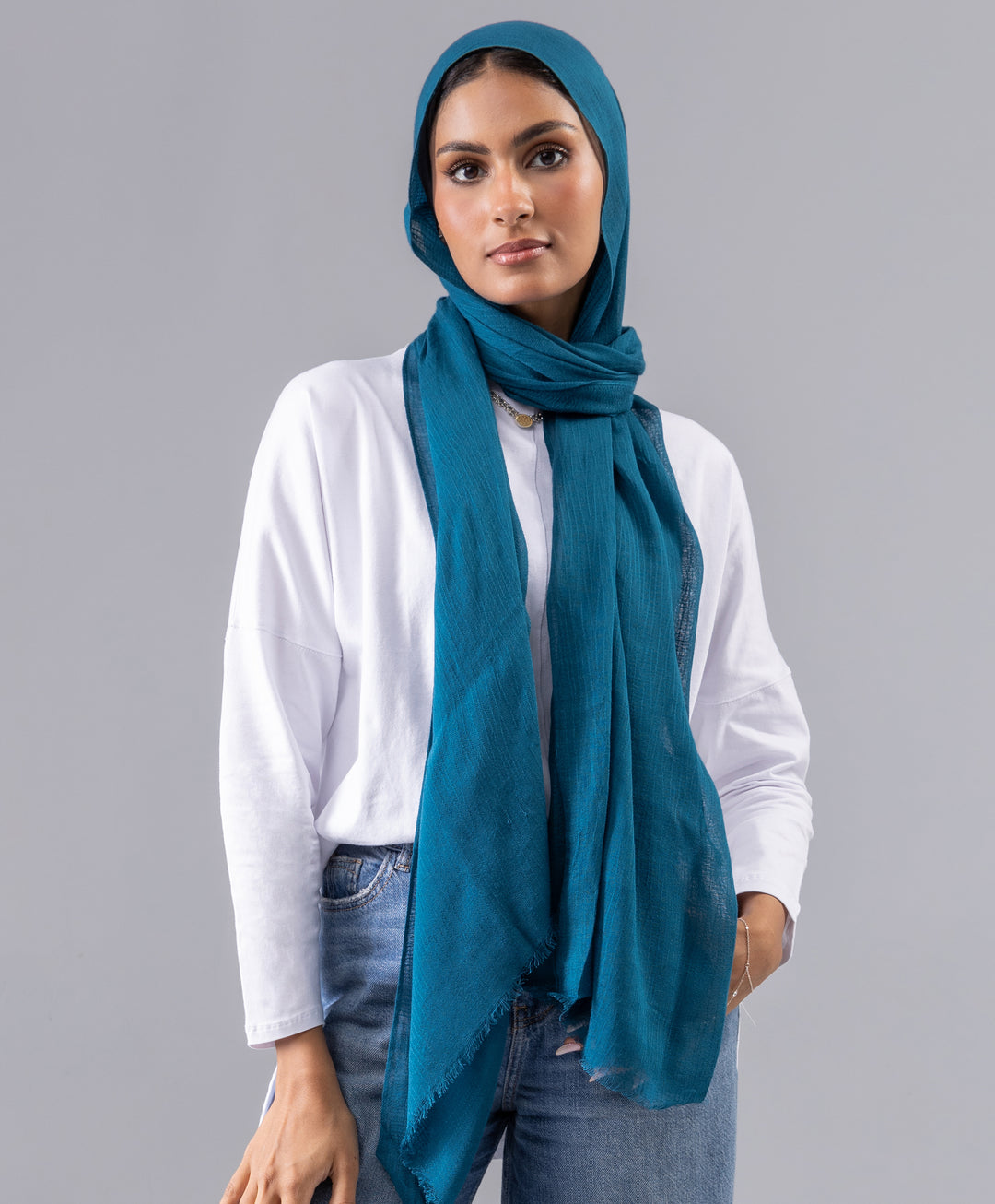 Bubbly Linen Scarf