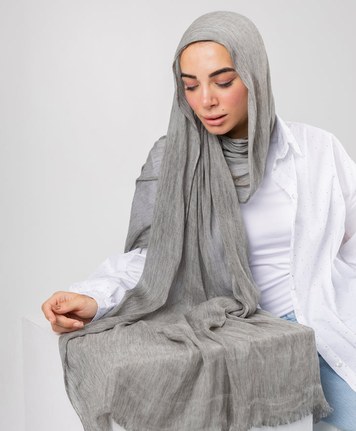 Marble Linen Scarf