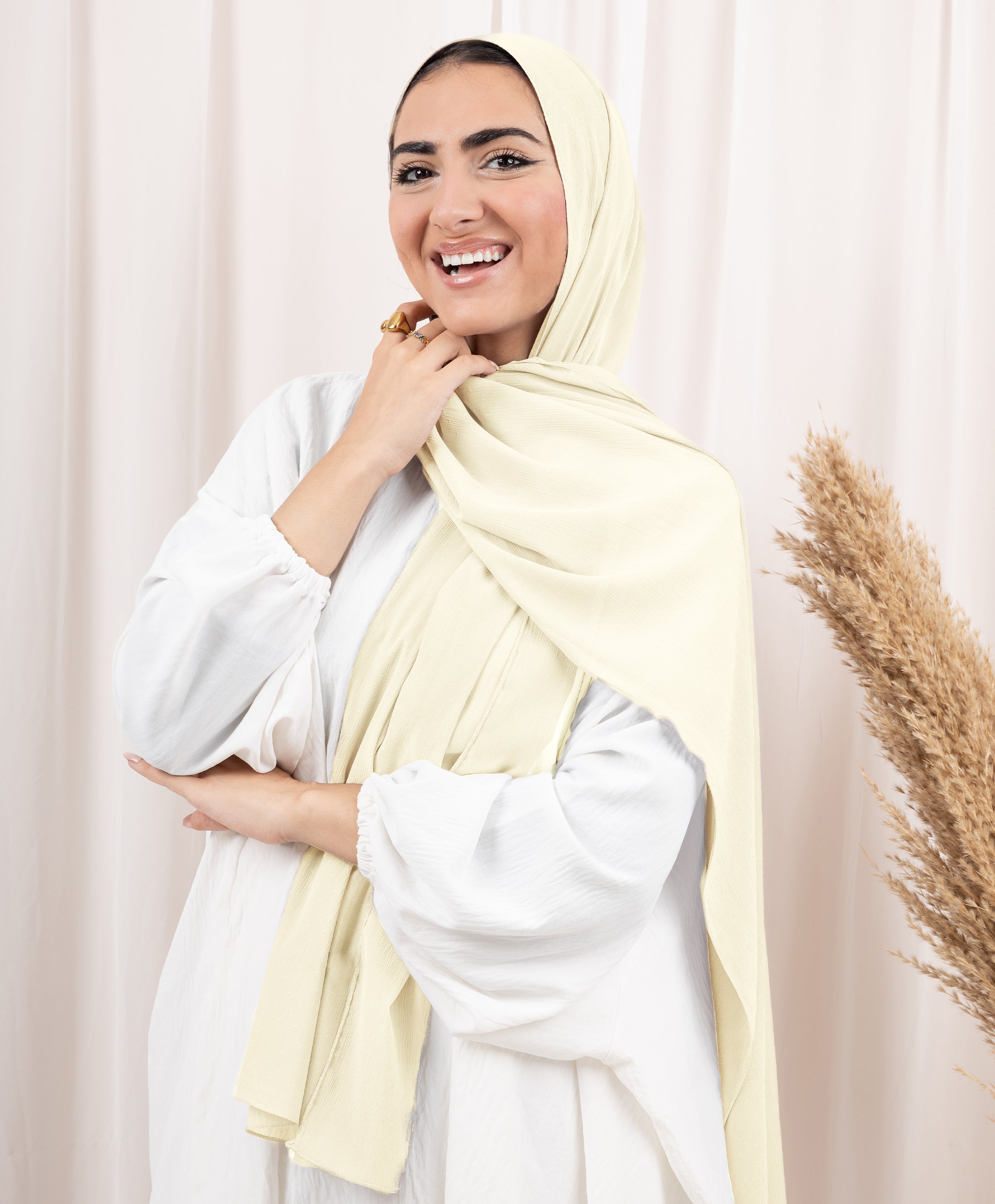 ★LECYTO★ L Logo Chiffon ScarfWhite LECYTO - L LOGO CHIFFON SCARF_[WHITE] - PRTPRT SHOP