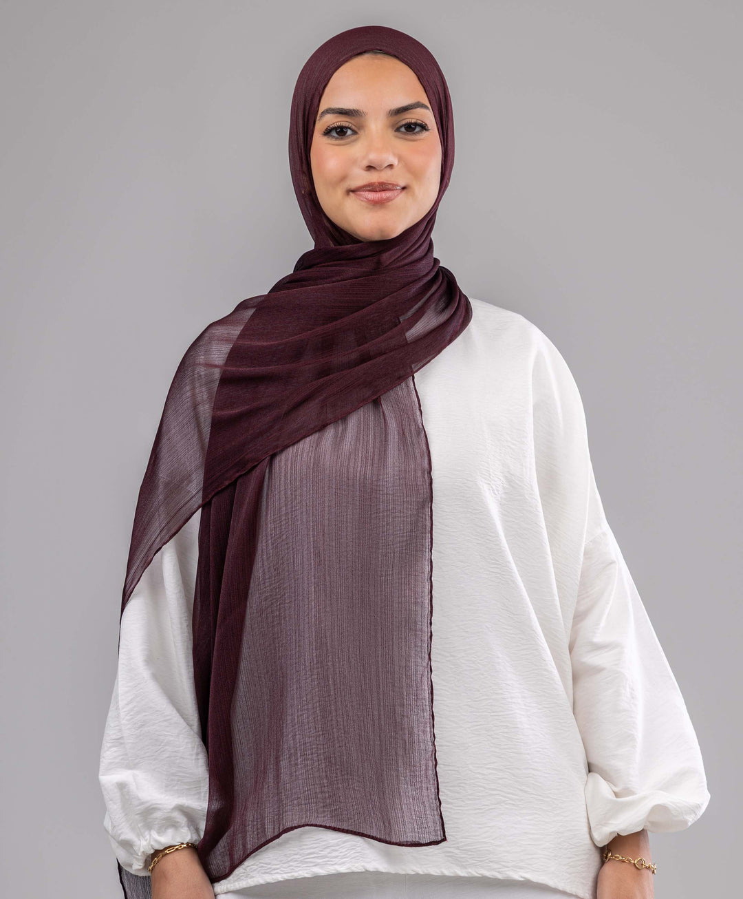 Lined Chiffon Scarf